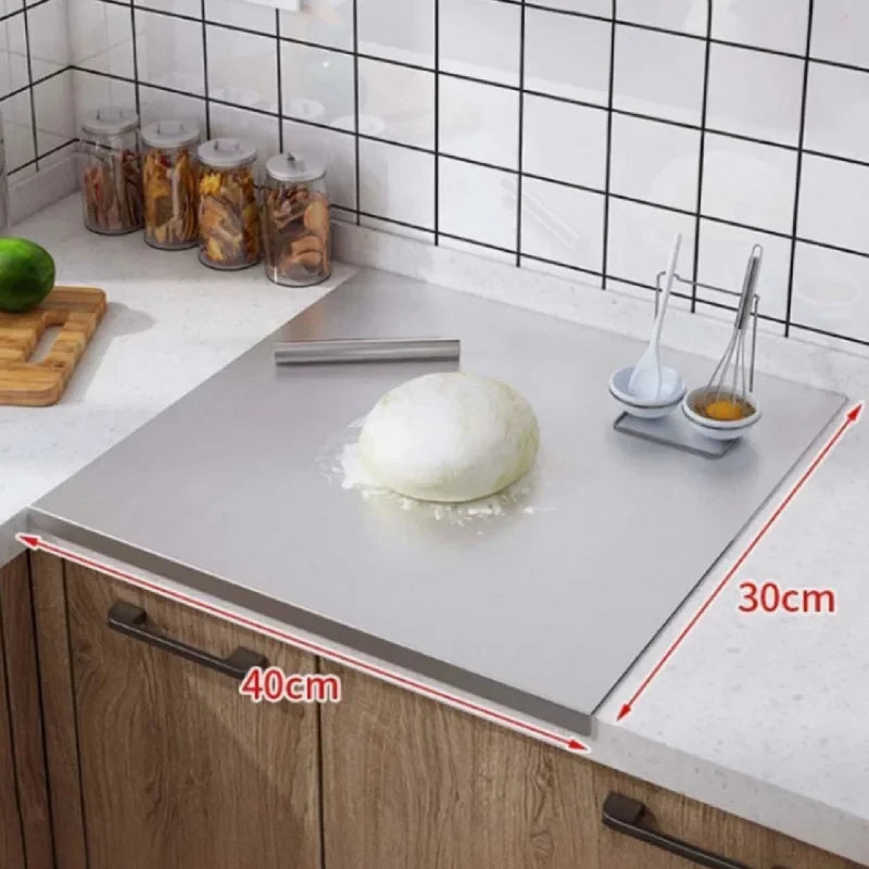 Non-Slip Stainless Steel Cutting Board