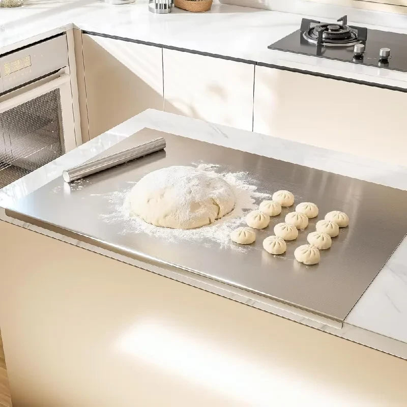Non-Slip Stainless Steel Cutting Board