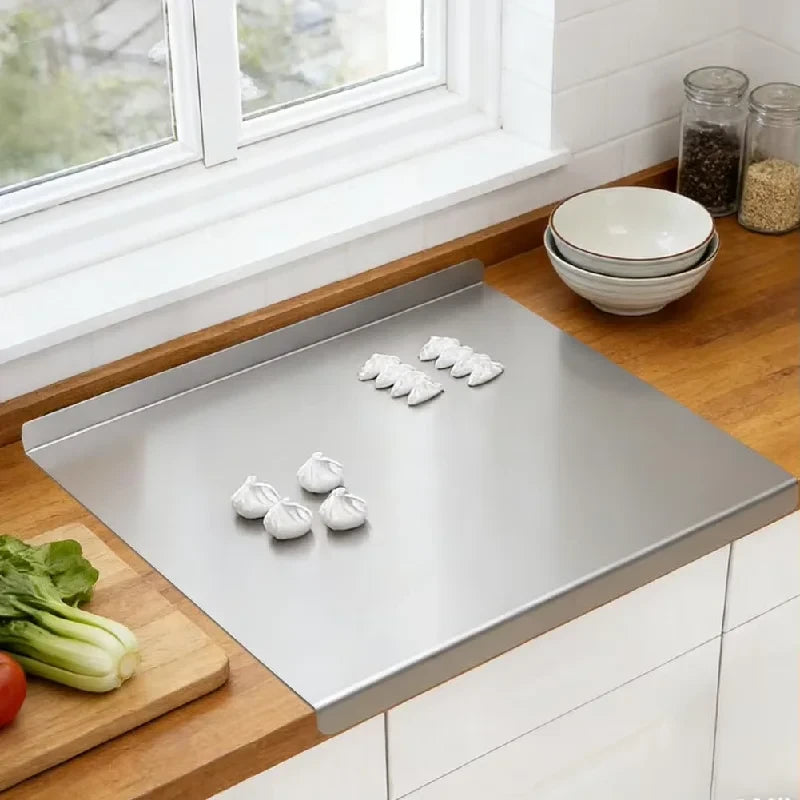 Non-Slip Stainless Steel Cutting Board