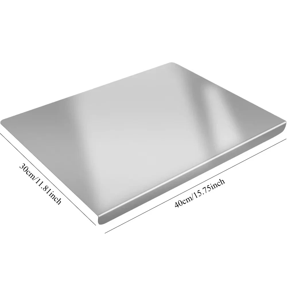 Non-Slip Stainless Steel Cutting Board
